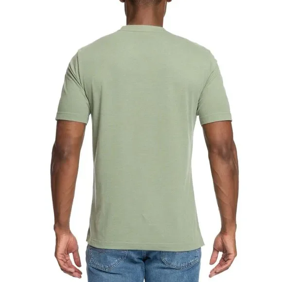New Mens Green Short Sleeve Tee Relaxed Fit Size XL WP Weatherproof - Picture 2 of 7